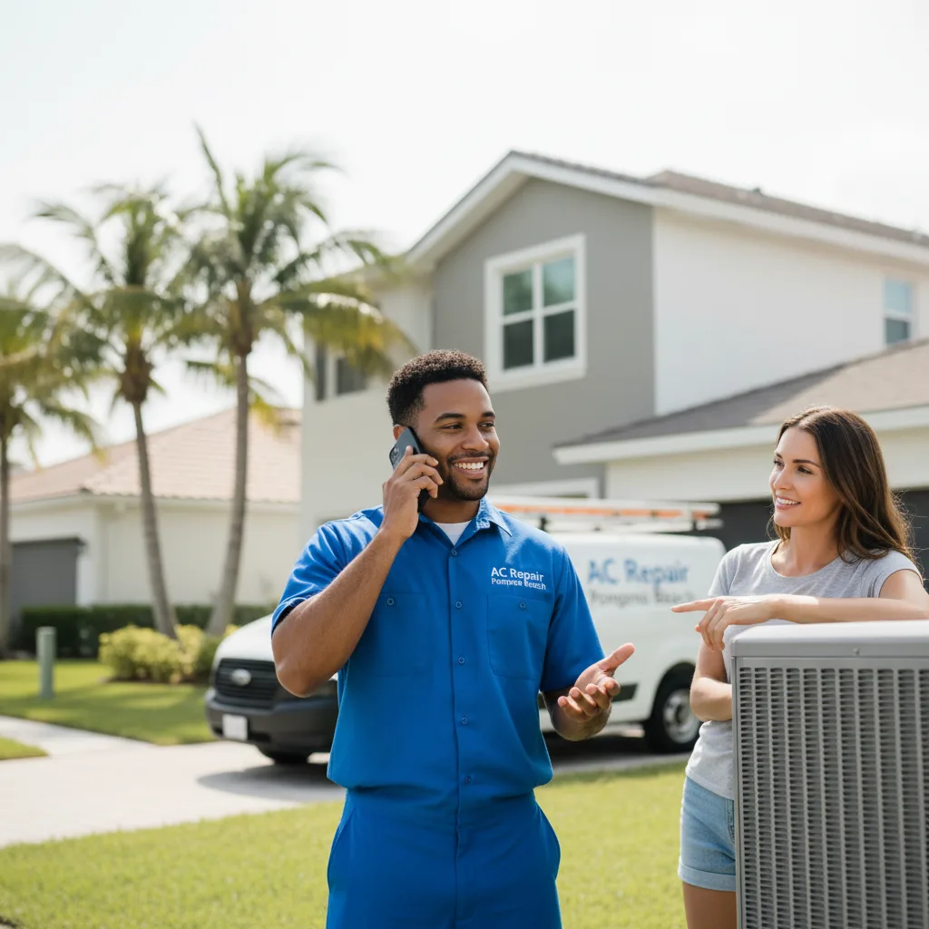 AC Repair Pompano Beach customer support in Hermitage